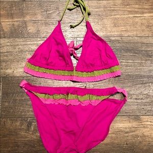Women’s bikini with Capri pants coverup